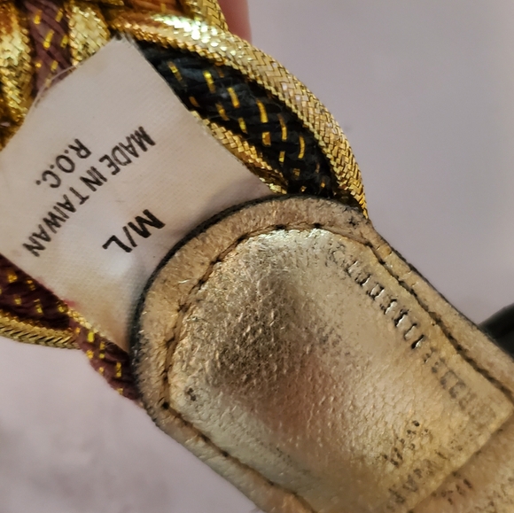 Ladies Belts ,Silver And Gold ,Medium - Picture 4 of 9